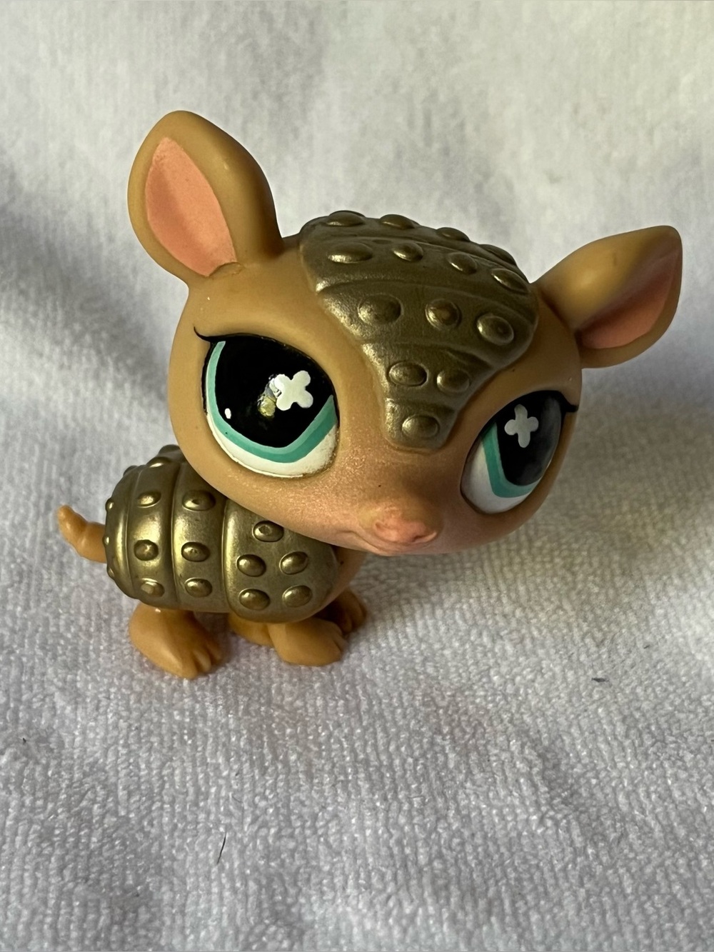 Authentic Littlest Pet Shop Funniest LPS ARMADILLO "Real Feel Pet" #638